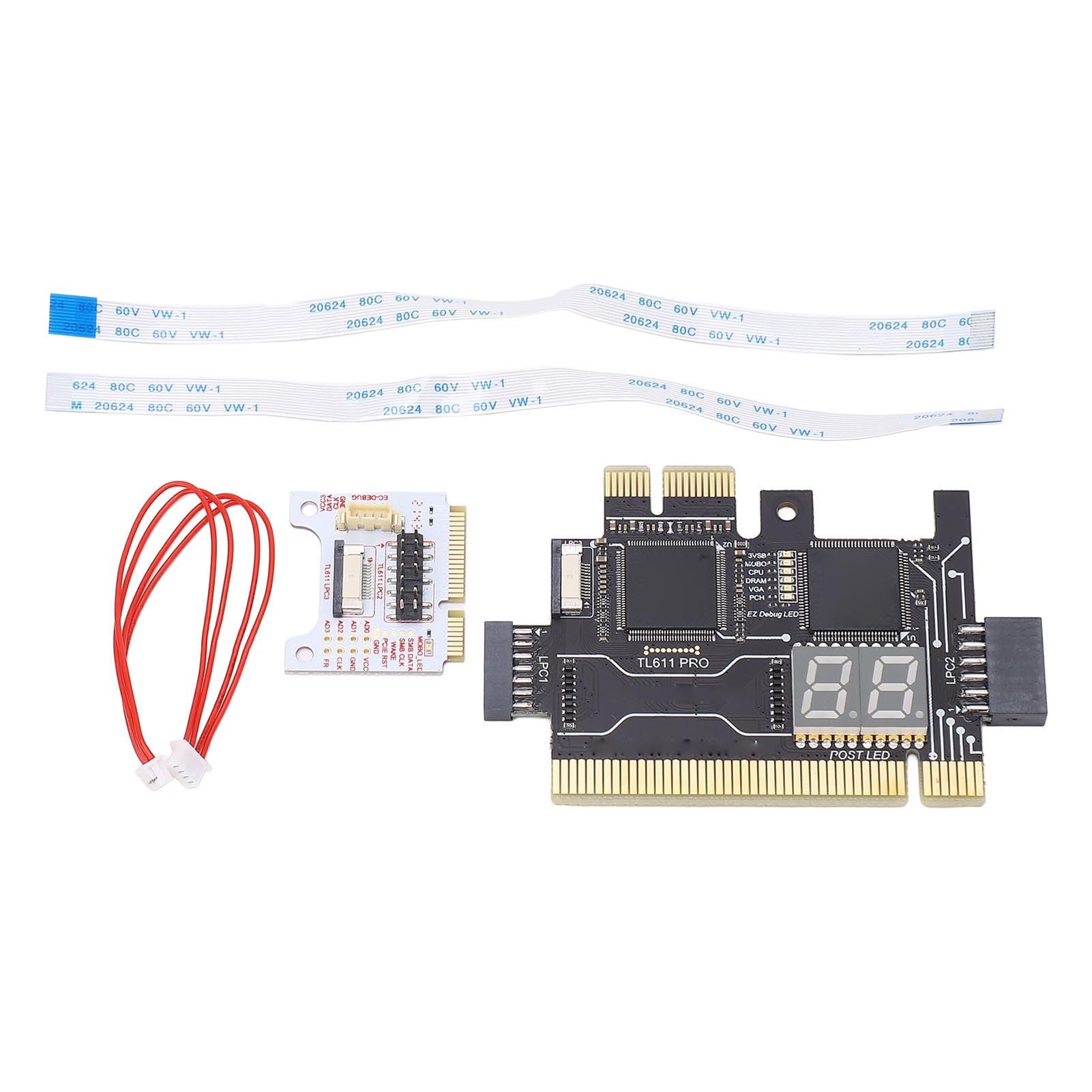 Amazon | PC検出マザーボード PCI-E 診断カード ノートパソコン