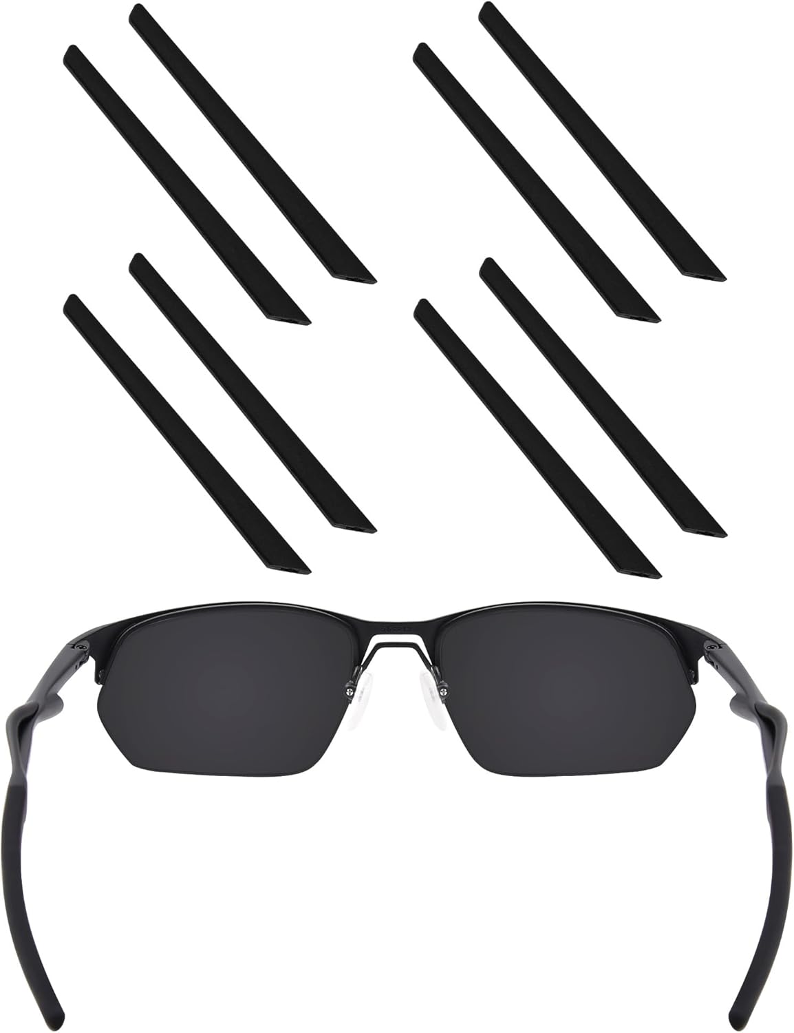 EZReplace Replacement Earsocks for Oakley Wire Tap 2.0 OO4145 OX5152 Sunglasses