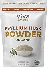 Organic Psyllium Husk Powder (1.5 lbs ) - Easy Mixing Fiber Supplement, Finely Ground & Non-GMO Powder for Promoting Regul...