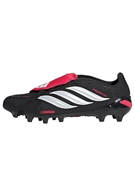 adidas Chaussures de football Predator League Fold-Over Tongue AG - EU 40 2/3 Core Black / Ftwr White / Lucid Red