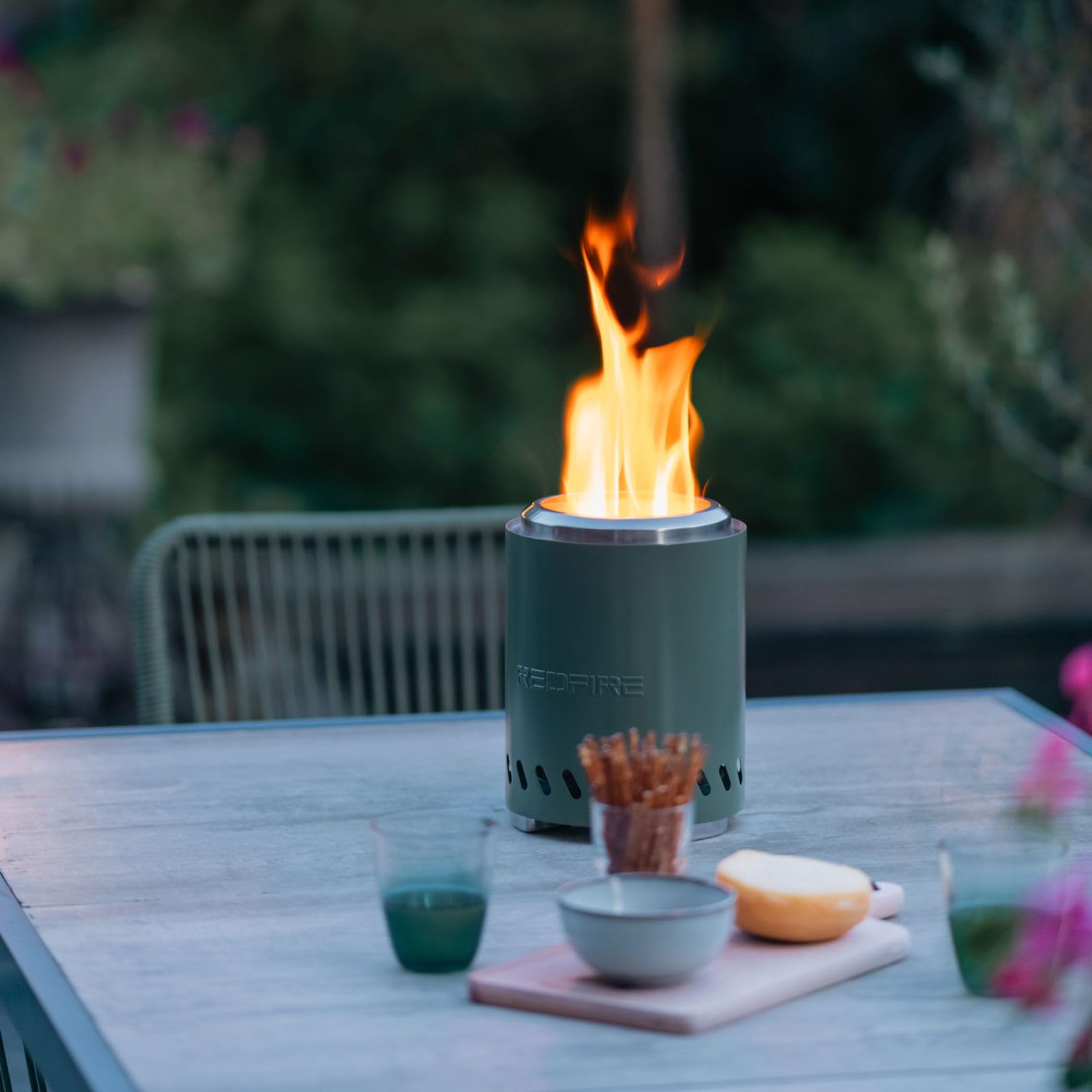 Pflanzen Kölle Feu de table « Volcano », vert, taille S, Ø 17 x H 18,7 cm