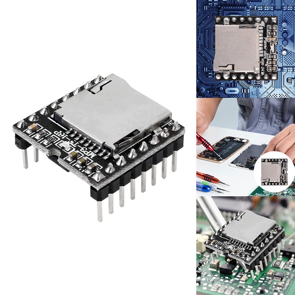 TF Carte U Disque DF Lecteur Module V3.0 16P Audio Module Vocal Carte Mini Lecteur MP3 Module Audio pour