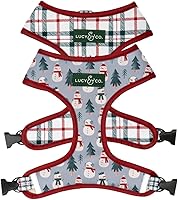 Vista 12 de Lucy & Co. - Arnés reversible para perros, bonito, arnés de diseño, talla XS a XL, chaleco acolchado ajustable para pasear con facilidad