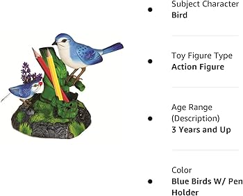 Amazon.com: Haktoys Singing Chirping Birds with Penholder and Mini