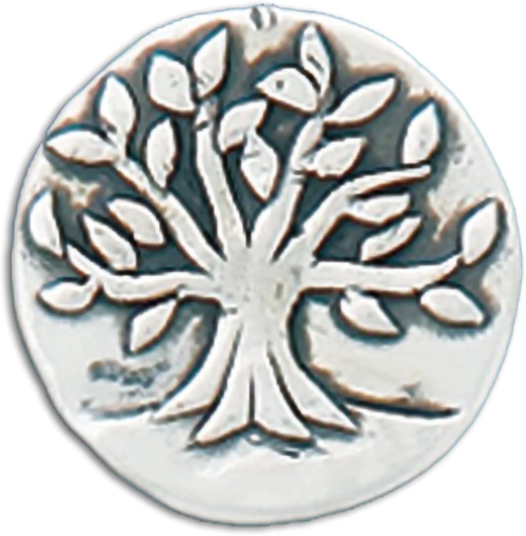 Basic SpiritPocket Token Coin - Tree/Live Well - Handcrafted Pewter, Love Gift for Men and Women, Coin Collecting