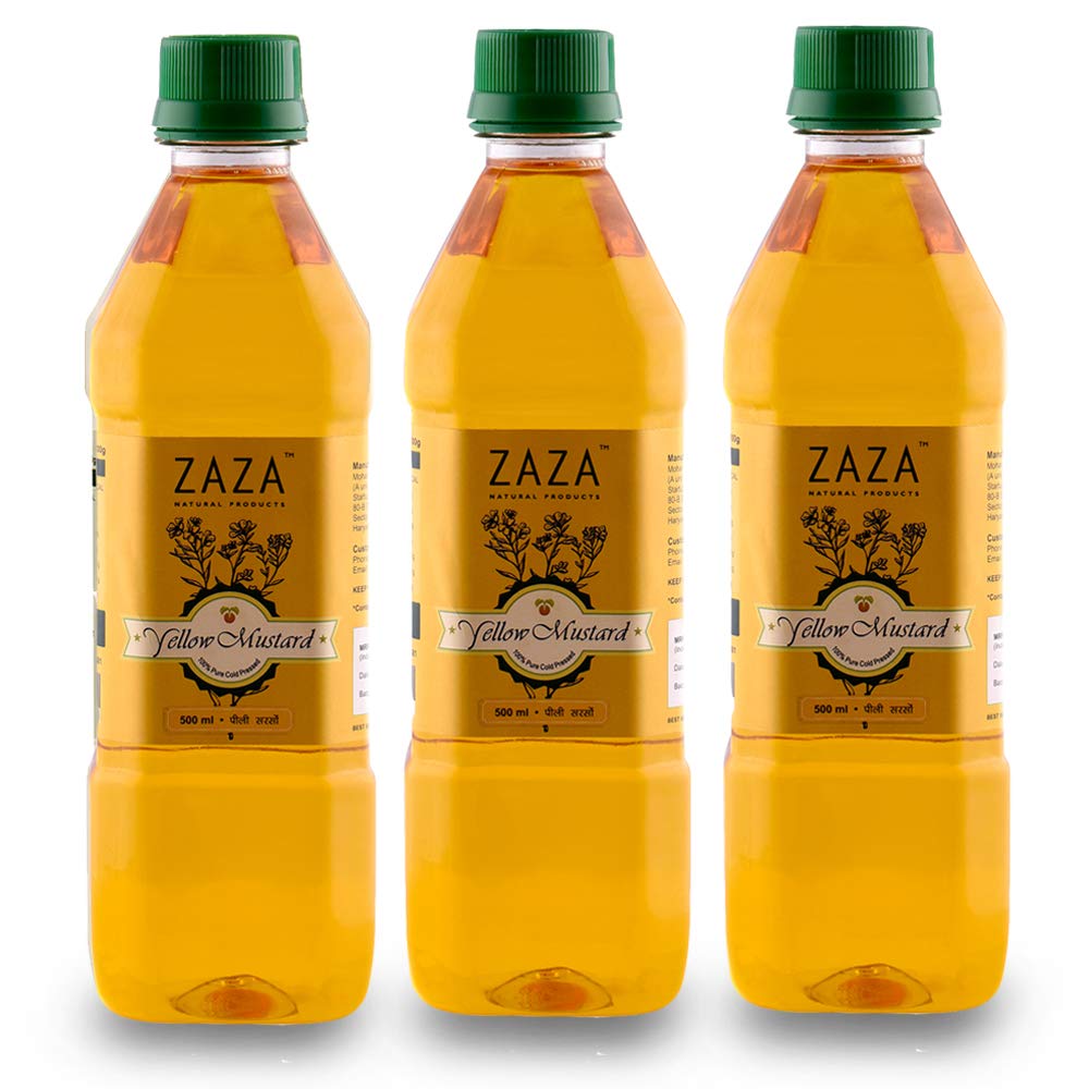 ZAZA | Mustard Oil (Peli Sarson Tel) | 100% Cold Pressed Pure & Natural ...