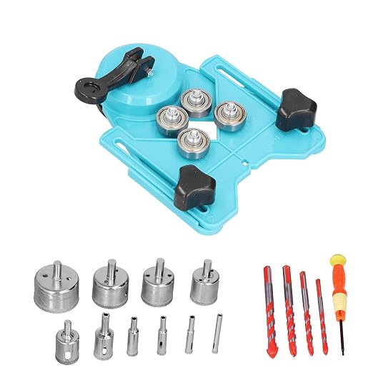 Set de brocas de diamante 16 piezas con guía ajustable miniatura 6