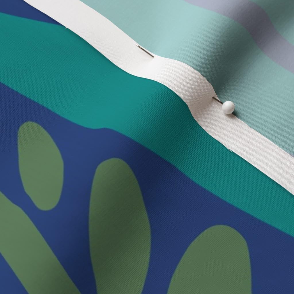 Spoonflower Fabric - Retro Modern Bold Colorful Graphic Large Scale Scandinavian Printed on Cotton Poplin Fabric by The Yard - Sewing Shirting Quilting Dresses Apparel Crafts