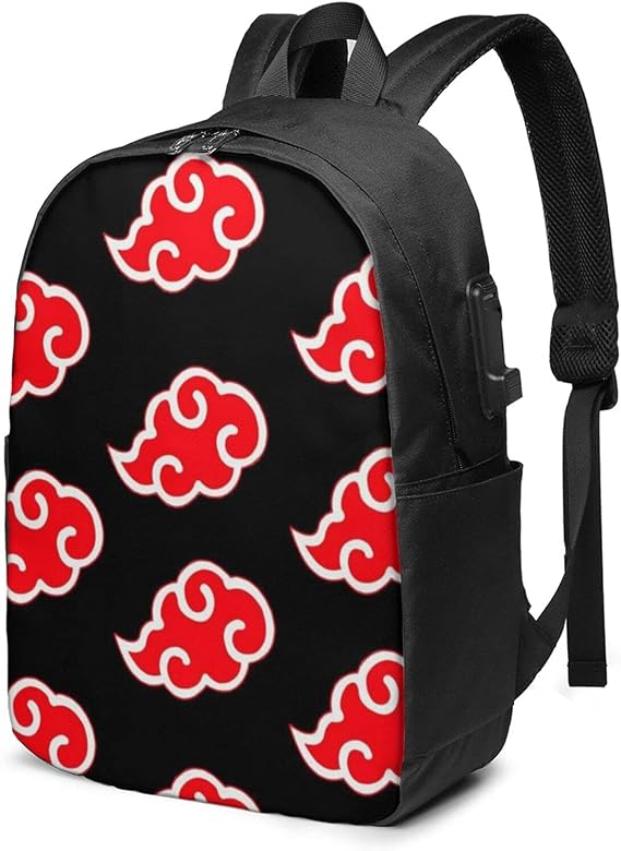 Mochila de viaje con nubes rojas de Akatsuki, impermeable, para colegio,  para adolescentes, hombres y mujeres, bolso de hombro casual :  Amazon.com.mx: Ropa, Zapatos y Accesorios