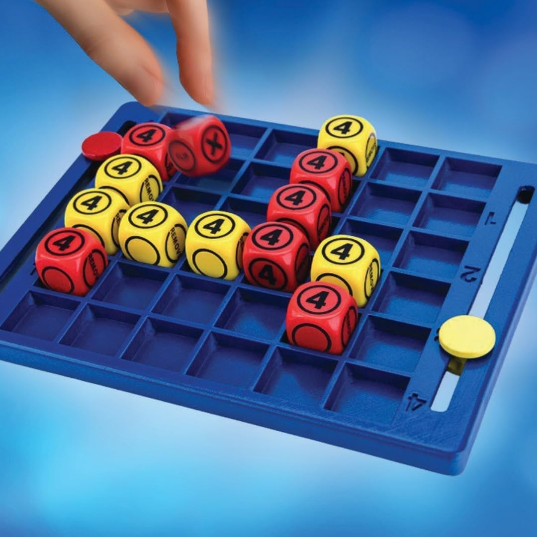 Fanroll Connect 4 Rolls Dice Game, A Dice Rolling Twist on The Classic Disc Dropping Game: Checkers Meets Connect 4!