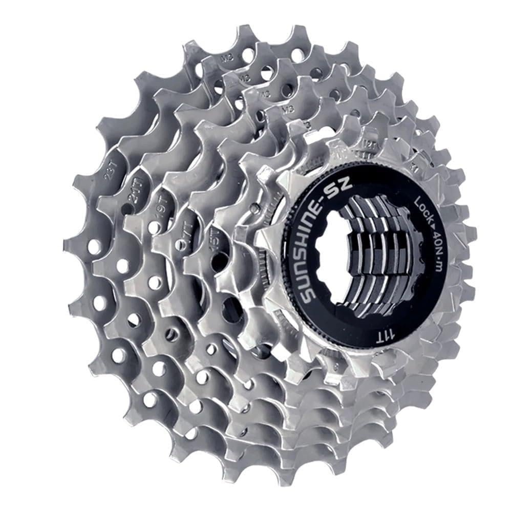 JIASHUNHE Speed Cassette Road Bike Cassette Bicycle Freewheel 8 9 10 11 12Speed 11-25T/28T/32T/36 K7 Sprocket 8v 9v 10v 11v 12v(9 Speed 11T-28T)