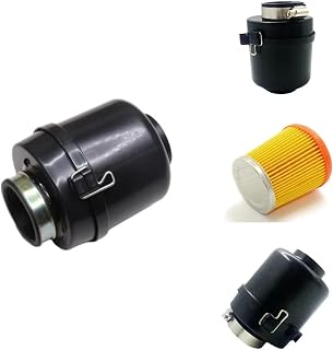 DREAM MOTION 42mm Motorcycle Waterproof Air Filter Splash Proof Replacement Part For Kawasaki Honda Yamaha Suzuki 100cc~160CC Quad Monkey Bike Scooter ATV Pit Dirt Bike Accessories(Straight)