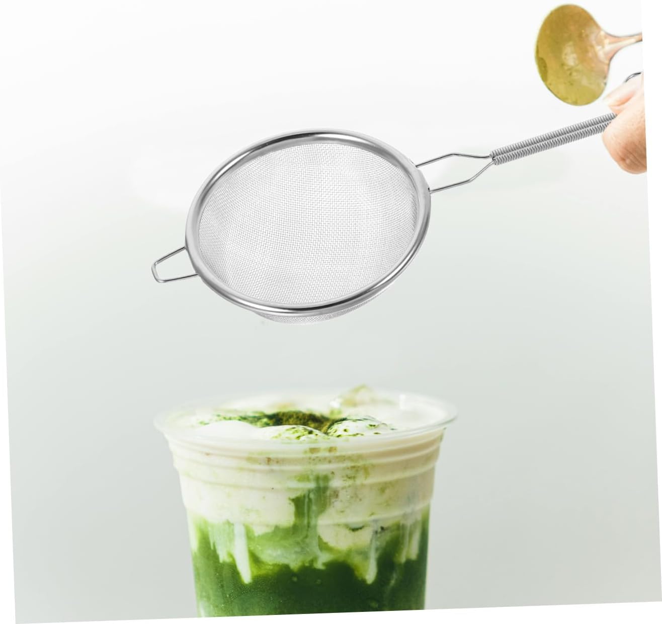 Stainless Steel Tea Strainer for Loose Tea, Fine Mesh Filter Spoon