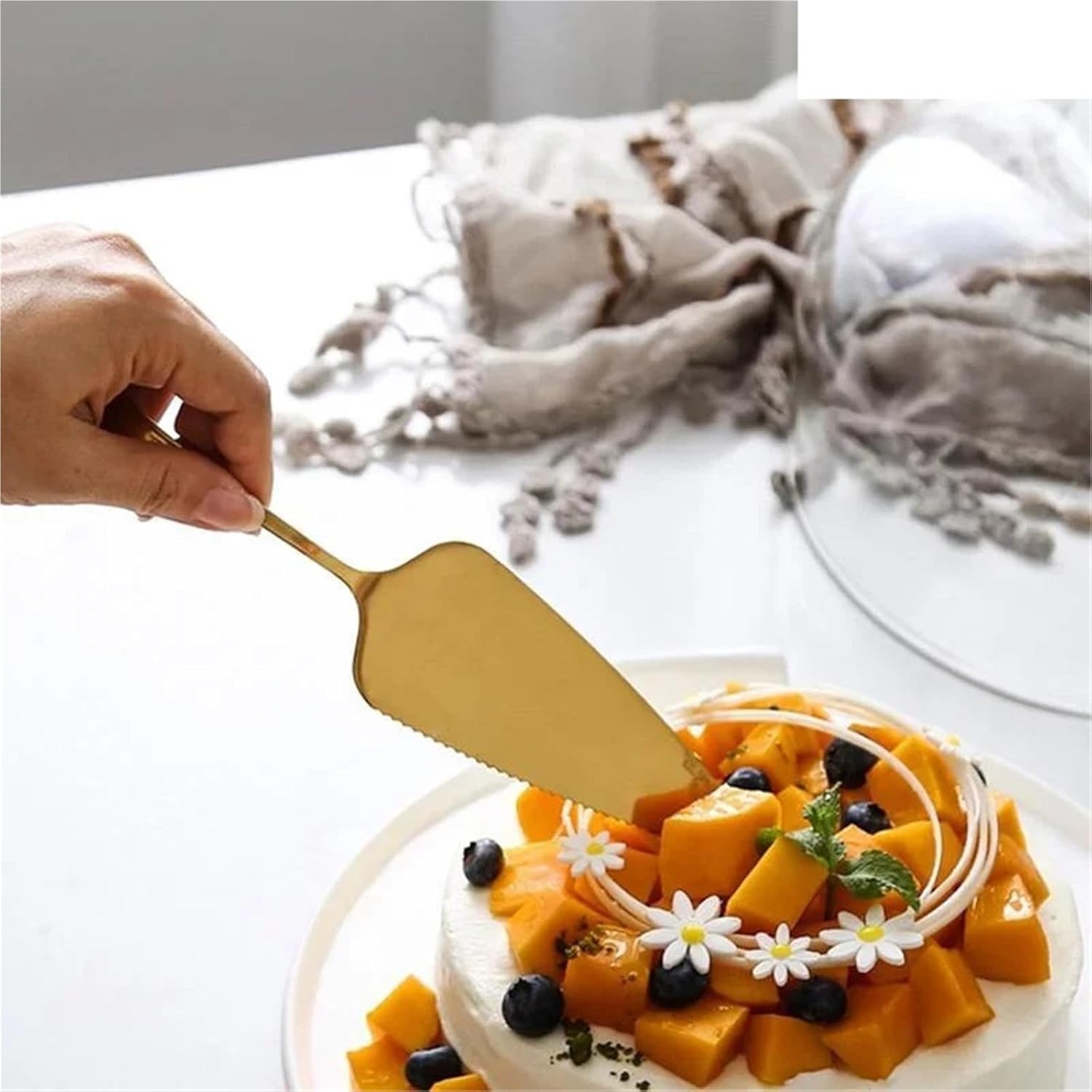 Butter Knives 10pcs Stainless Steel Cheese Knife Jam Spreader Cream Wipe Tool Kitchen Gadgets(Multicolor)