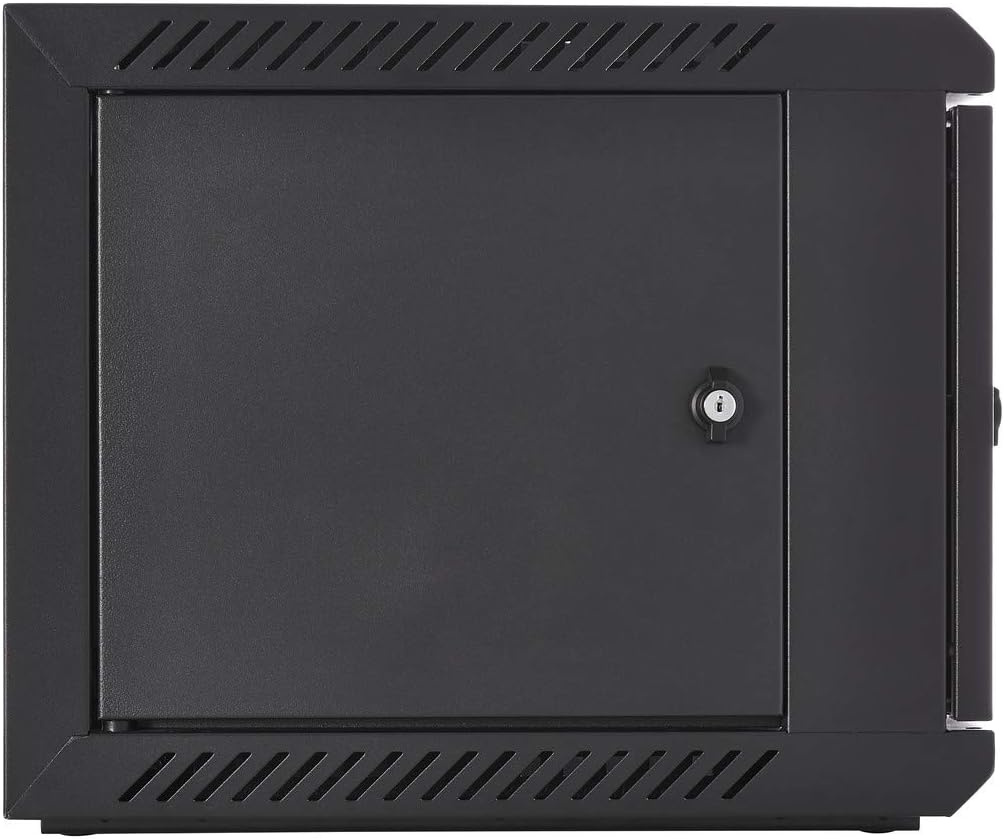 V7 RMWC6UG-1N Rack Mount Wall Cabinet Enclosure 6U Glass