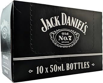 Jack Daniels Bourbon Miniatures 5cl - Pack of 10
