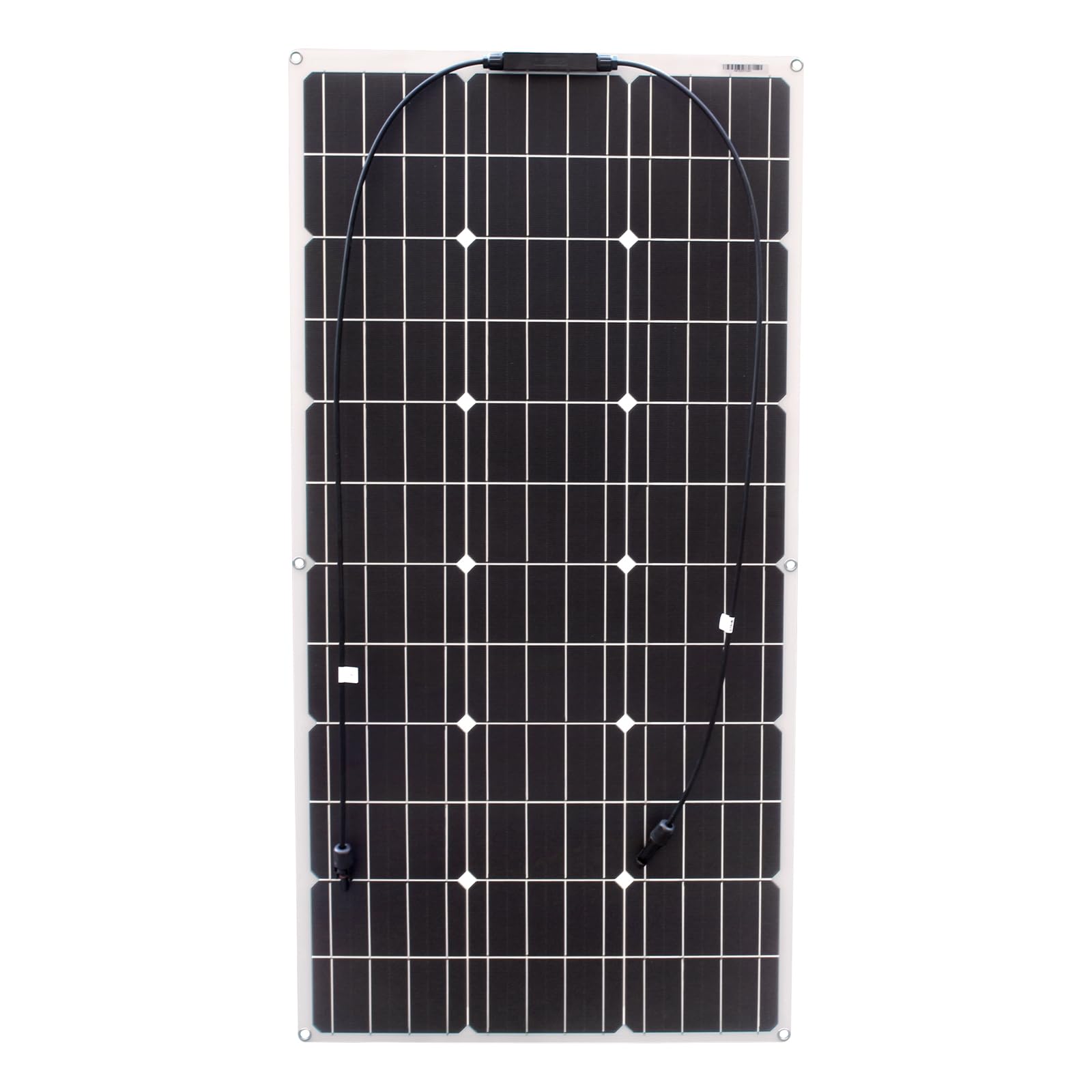 Pannello solare flessibile kit 100 W 12 V pannello solare caricabatterie con controller solare 10 A per roulotte, camper, auto e per caricare batterie da 12 V (100)