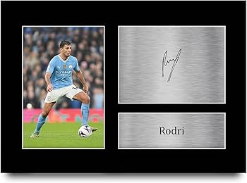 Amazon.co.jp: HWC Trading A4 Rodri マンチェスターシティギフト