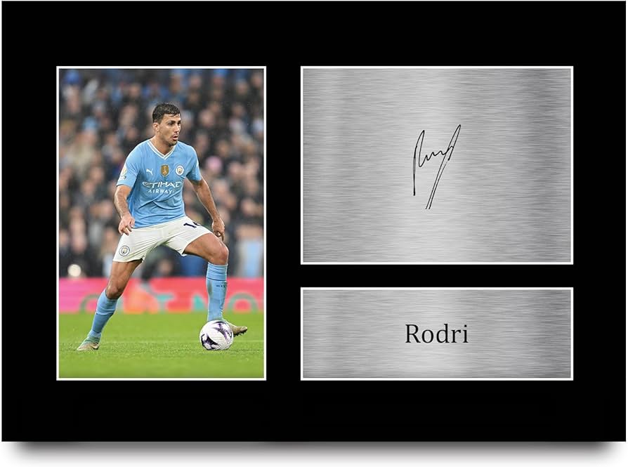 Amazon.co.jp: HWC Trading A4 Rodri マンチェスターシティギフト