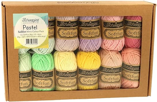 Scheepjes Softfun Color Pack 12 x 20 g - Jewel