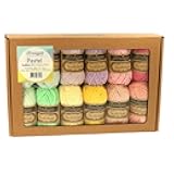 Softfun Colour Pack 12x20g Pastel Yarn Set