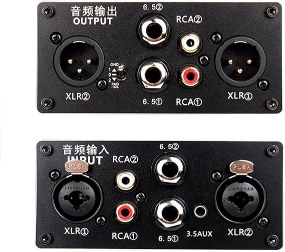 PRO X4 Audio Isolator Audio Noise Isolator 6.5mm 3.5mm XLR Audio Noise Isolator, Current Acoustic Filter Ground Filter