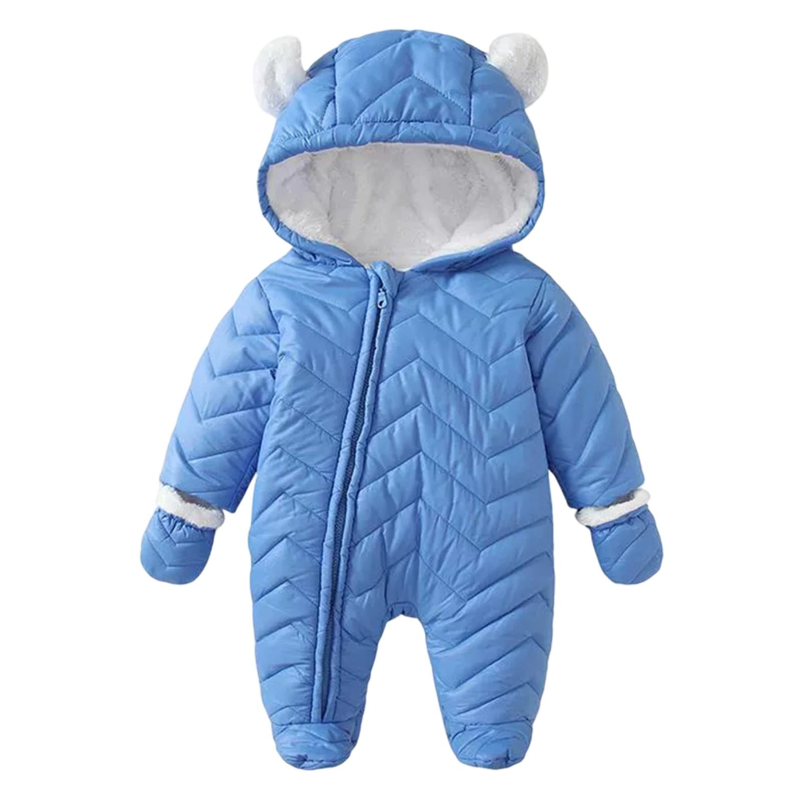 Jumpsuit Babystrampler Langarm Body Winter Strampler Atmungsaktiv Bequem Baby Bodysuit Neutral Schlafstrampler Schlafanzug Mit Aufdruck Weich Baumwolle Warm