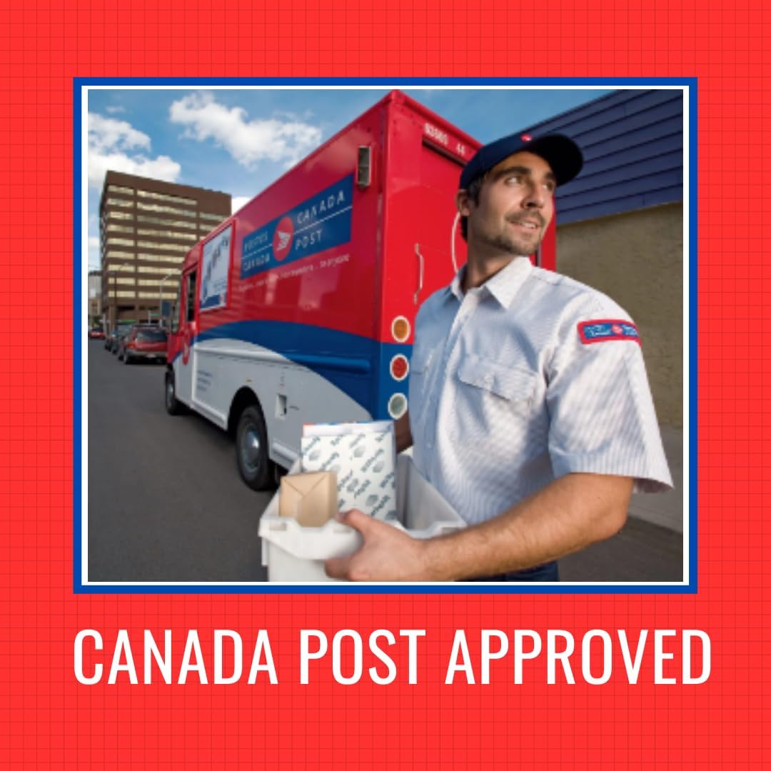 Postal Lock Intercom Box Surface for Postman Mail Delivery Canada Post Micro Switch Included with soldered Wires Antivandal Metal Material Ideal for Condo & Apartement Door Entrance