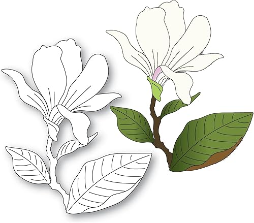 Lily Dies - Troqueles para hacer tarjetas, flores de lirio y hojas de metal, troqueles para manualidades, manualidades, manualidades, álbumes de