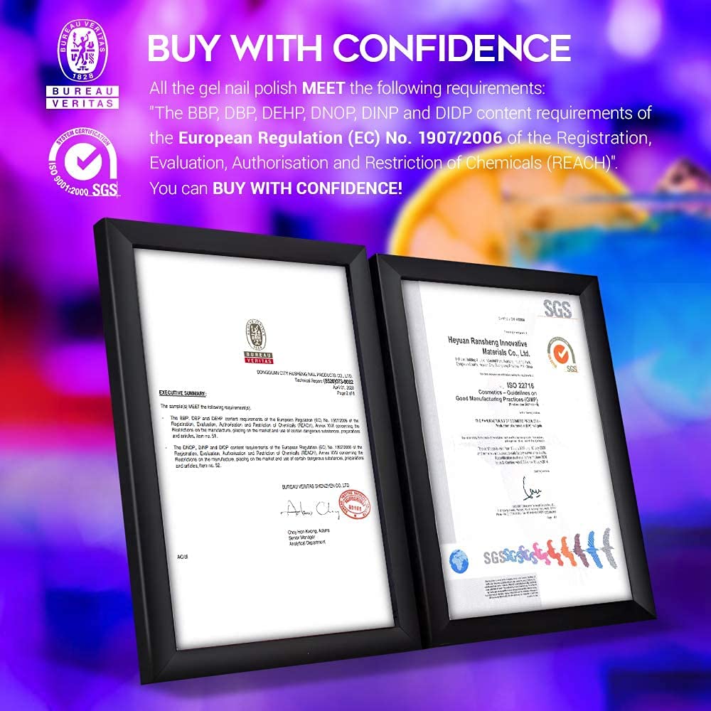 Modelones Gel Nail Polish- Mood Temperature Color Changing Gel Polish 10 ML Soak Off Pink Purple Glitter Nail Polish Gel Manicure Hot and Cold Ombre Holiday Christmas Beauty Gift Set DIY Home Salon : Beauty & Personal Care