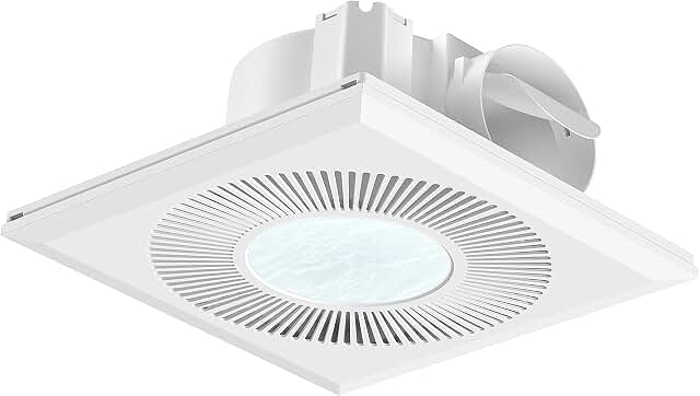 Bathroom Exhaust Fan With Light 165 CFM