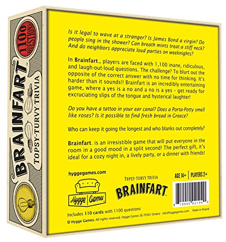 Brainfart Topsy Turvy Trivia Game de Hygge Games miniatura 2