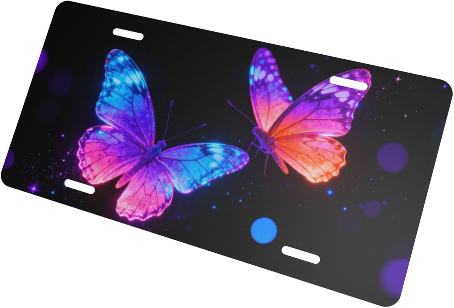 Butterfly Front License Plate Car Decorative License Plates image 2