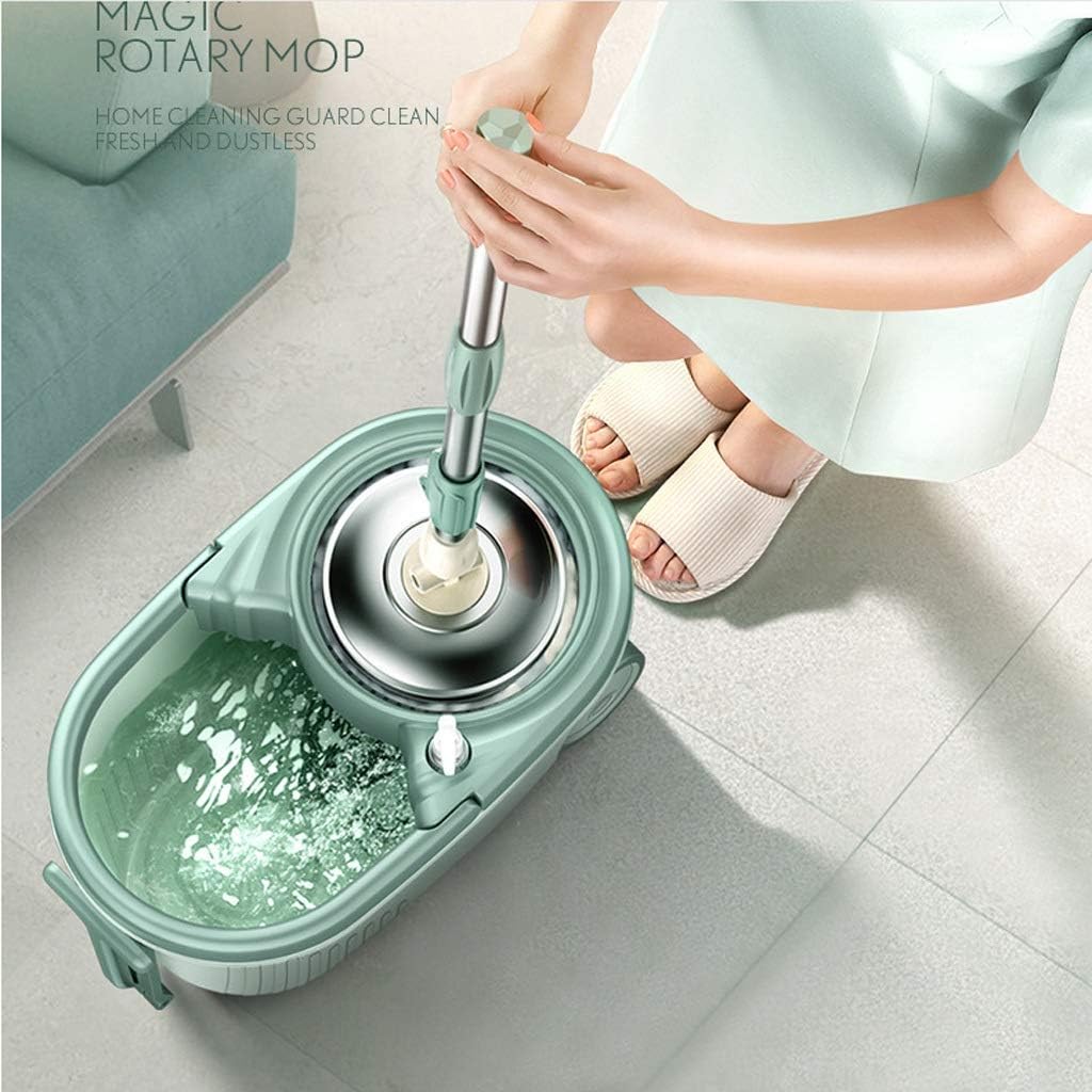 Drive Rotary Mop Household Lazy Stainless Steel Pole Automatic Hand Pressure Barrel
