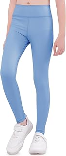 FILOWA Leggings Niña Niños Algodón Elásticos Pantalones Cintura Alta Largo Legging Stretch Yoga Pantalón Multicolor Casual Deportivos Trousers Primavera Otoño Ropa para Adolescentes 5-11 Años