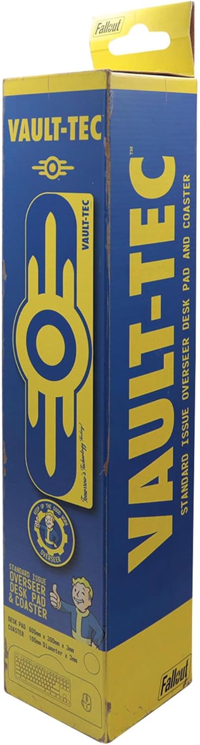 Fallout Vault-Tec XL Desk Pad and Coaster Set