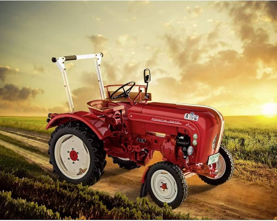 Amazon | ドイツレベル 1/24 トラクター ポルシェ ディーゼル ジュニア