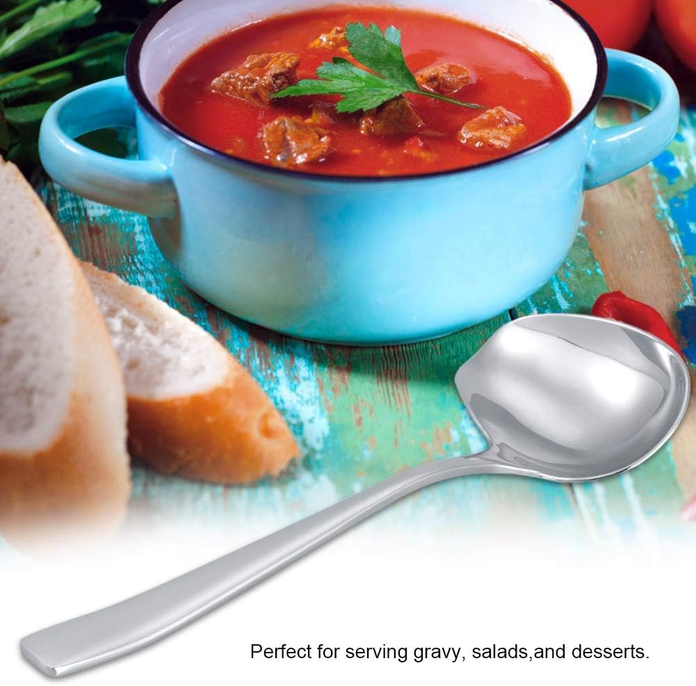 Raguso Cooking Tool Durable Sauce Drizzle Spoon with Spout Stainless Steel Sauce Drizzle Spoon Easy to Store Cooking Restaurants Kitchen for Home - Image 4