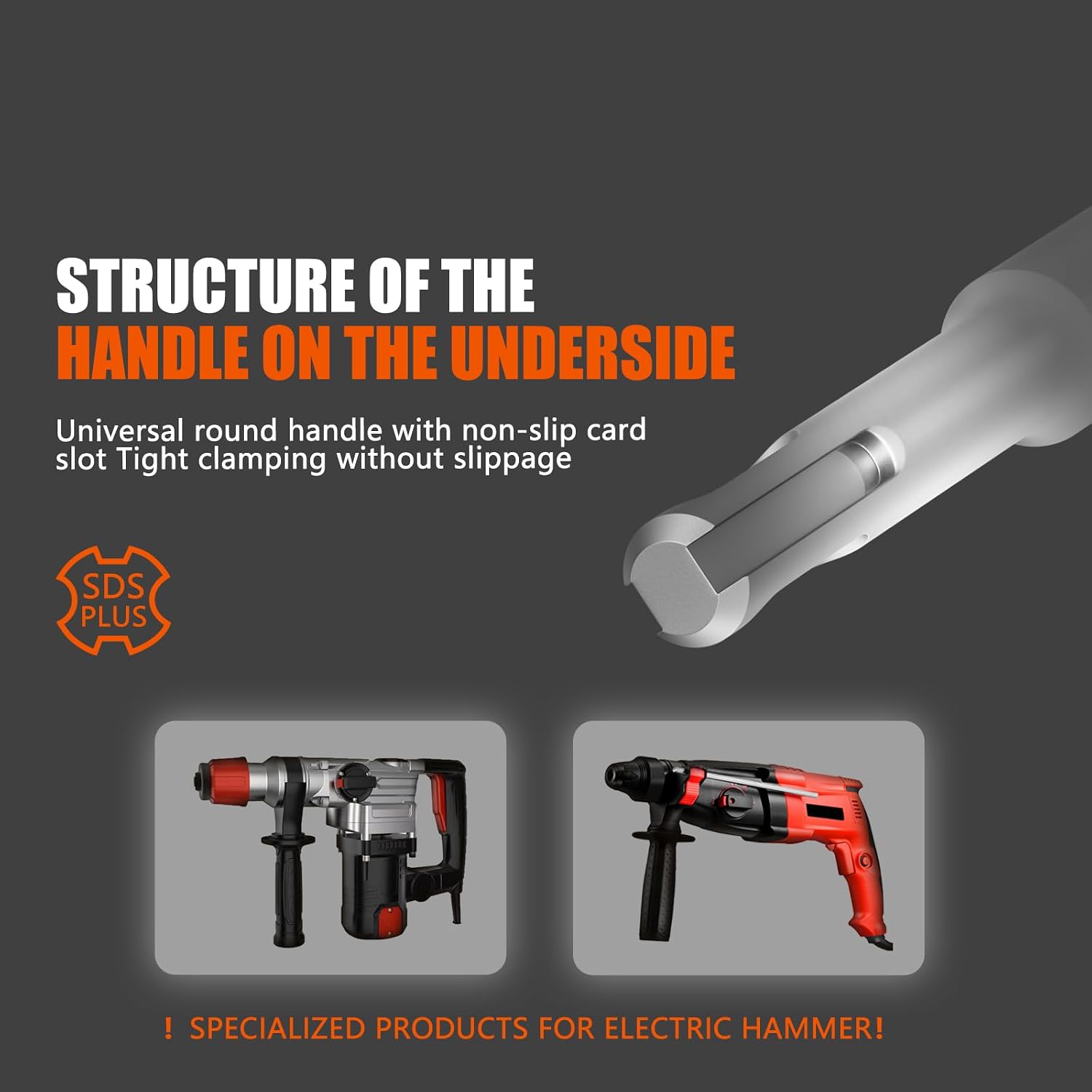 CATITO 11 Piece Set of Concrete Hole Saw (30mm 40mm 50mm 65mm),Concrete Hole Saw Kit for Concrete with SDS Plus Shank Connecting Rod and 5pcs dust Bag, Cement|Brick Stone|Wall.