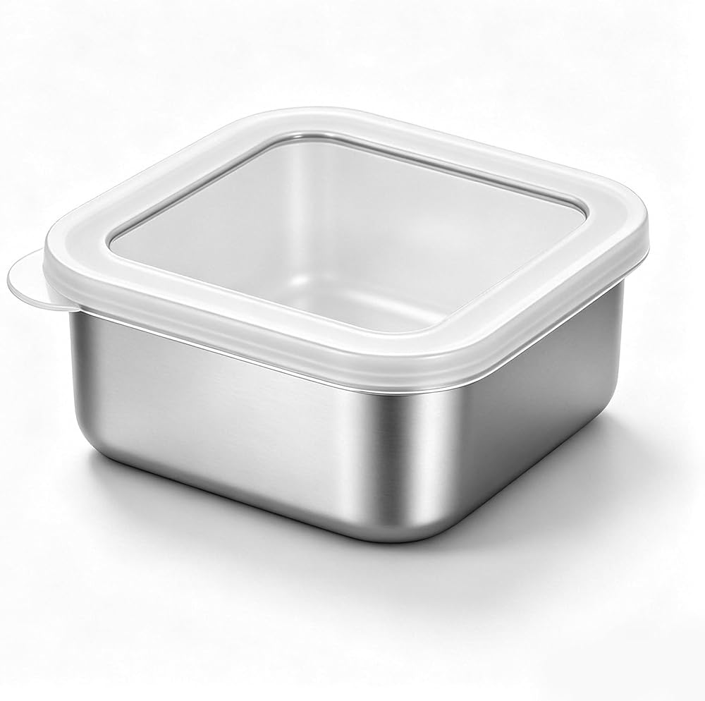 Travel Soap Case Stainless Steel Square Soap Dish Container — 사진 1