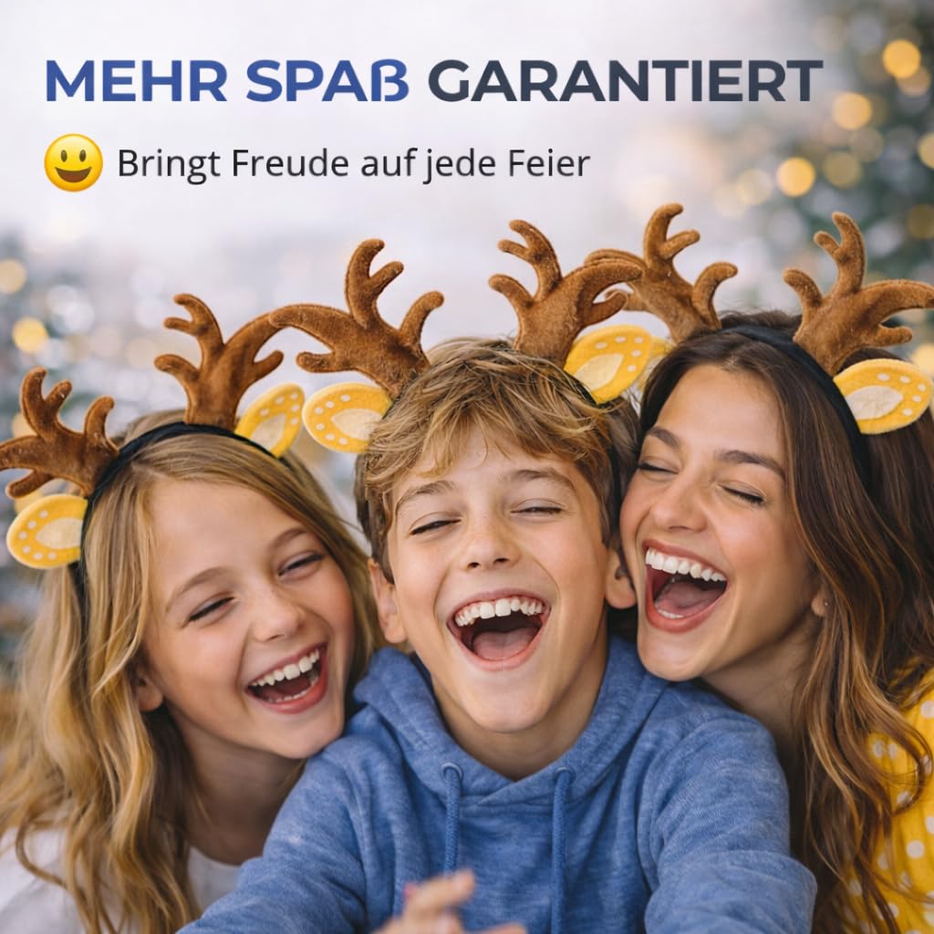 Chapeau de chevreuil bois de cerf carnaval adultes enfants costumes