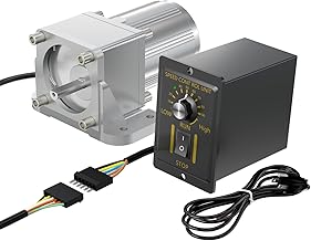 6W AC 110V 150RPM Adjustable Variable Gear Reducer Motor with Speed Controller & Bracket for Industry