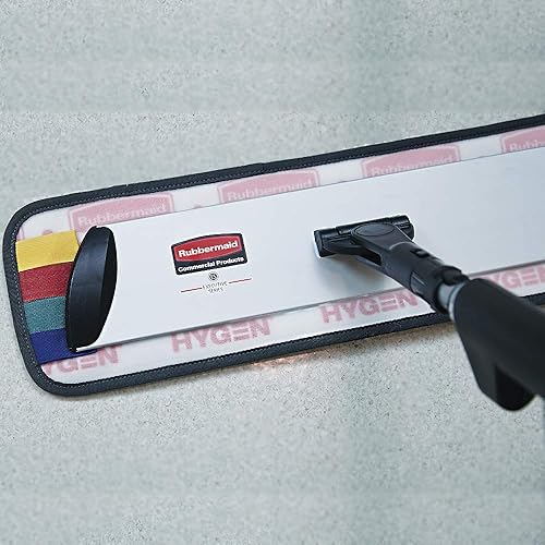 Miniatura 2 de Rubbermaid Commercial Hygen Mopa de marco de conexión rápida, color amarillo, FGQ55000YL00, 18", 1