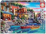 Educa - Puzzle de 3000 pièces pour Adultes | Coucher du Soleil a Côme | Mesure...