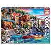 Educa - Sunset in Como - 3000 Piece Jigsaw Puzzle - Puzzle Glue Included - Completed Image Measures 47.25 x 33.5 - Ages 14+ (19052)