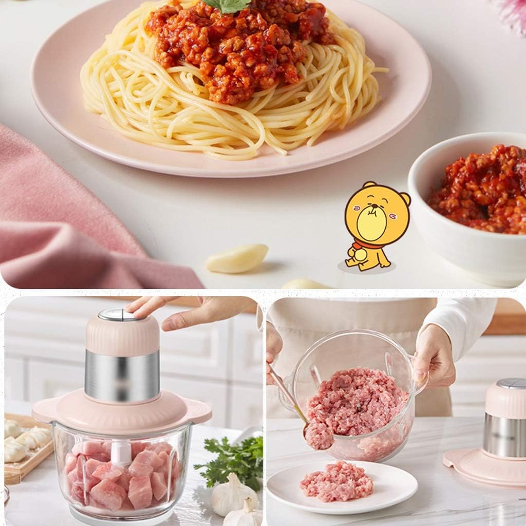 Stainless Steel Meat Grinder - Household Electric Automatic Mincer Mixing Stuffing Small(D)
