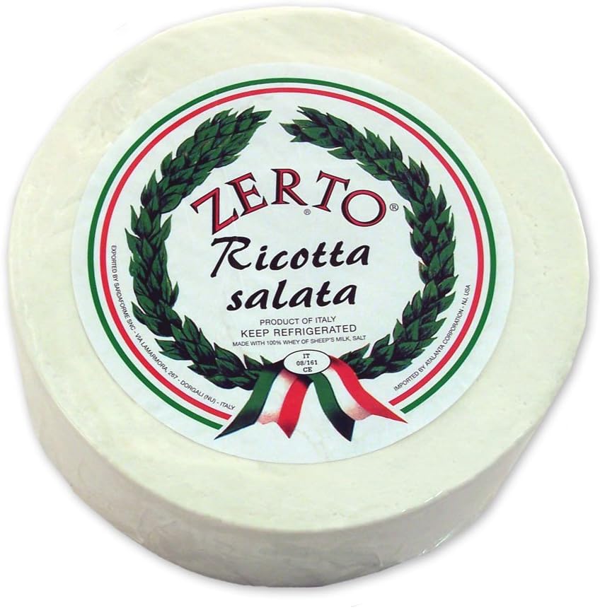 Ricotta Salata Cheese - Sheep milk - Approx. 7 Lb-Wheel
