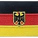 German Coat of Arms Flag Embroidered Patch Germany Eagle Iron On Sew On Bundesdienstflagge