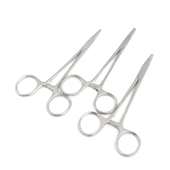 3 PCS Stainless Steel Webster Needle Holder 5.5" FINE Point Smooth Jaws Veterinary Dental Instruments A+ Quality