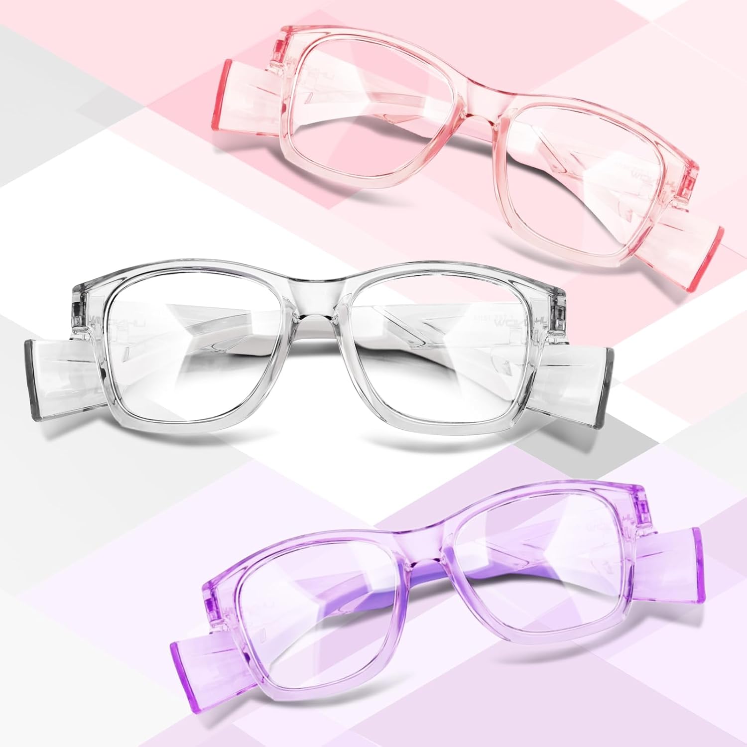 UKNOW Safety Glasses - Anti Fog Lenses - Eye Protection with Side Shields - ANSI Z87.1 Protective Eyewear - UV Protection - Image 7